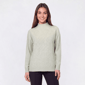 Petite Napa Valley Long Sleeve Lurex Pearl Mock Neck Sweater - image 2