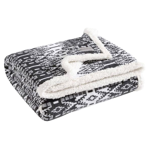 Eddie Bauer San Juan Plush-Fleece Throw
