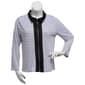 Plus Size NY Collection Long Sleeve Zip Stripe Cardigan - image 1