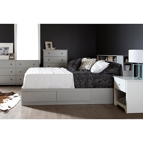 South Shore Vito 6-Drawer Dresser - Soft Grey