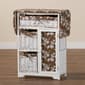 Baxton Studio Abril White Wood Drop Leaf Ironing Board Cabinet - image 13