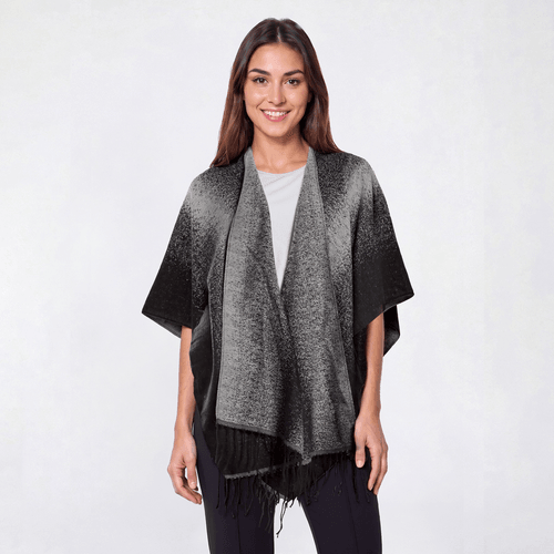 Womens Renshun Ombre Speckled Ruana - image 