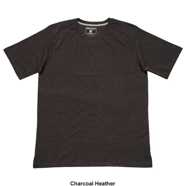 Mens Big & Tall Architect&#174; Short Sleeve Ribbed Crew Neck Tee