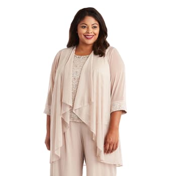 Plus Size R&M Richards 3pc. Flyaway Pants Set - Boscov's