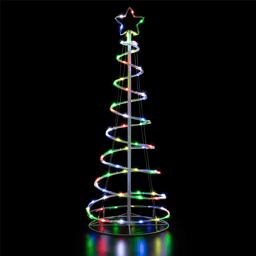Northlight 4ft. LED Color Changing Outdoor Spiral Christmas Tree
