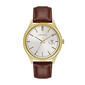 Mens Caravelle Brown Leather Strap Watch - 44B115 - image 1