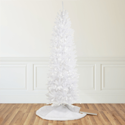 Northlight 9ft. Pre-Lit Rapids White Pine Pencil Christmas Tree