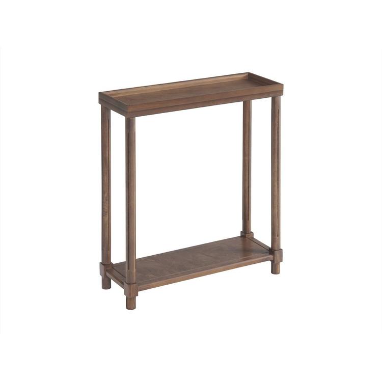New Ridge Home Goods Harrison Side End Tables w/ Shelf - Chestnut