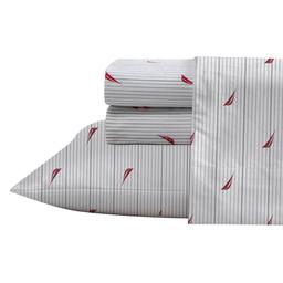 Nautica Audley Stripe Cotton Percale Sheet Set