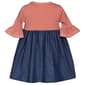 Girls (4-6x) Bonnie Jean Stripe & Floral Embroidered Denim Dress - image 2