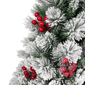 Northlight 4.5ft. Full Flocked Fairfield Fir Christmas Tree - image 4