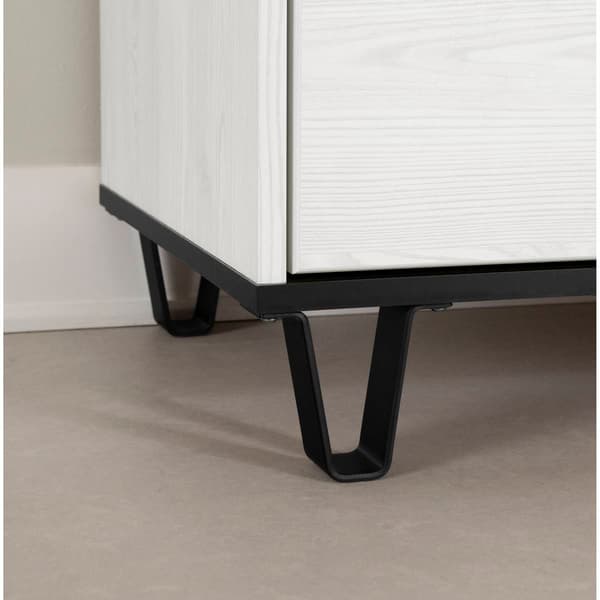 South Shore Arlen White Pine 4-Drawer Chest