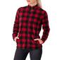 Womens Heat Holders Buffalo Plaid Super Brushed Fleece Jacket - image 1