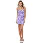 Juniors Crystal Doll Pattern Sequin Slip Sheath Dress - image 5