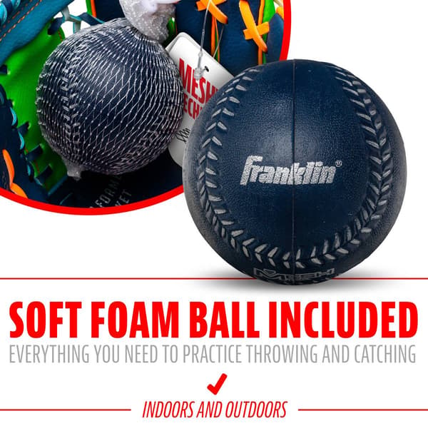 Franklin® 9.5in. MESHTEK Glove & Ball - Navy