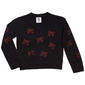 Girls (4-6x) Jolie & Joy Bow Rhinestone V-Neck Sweater - image 2