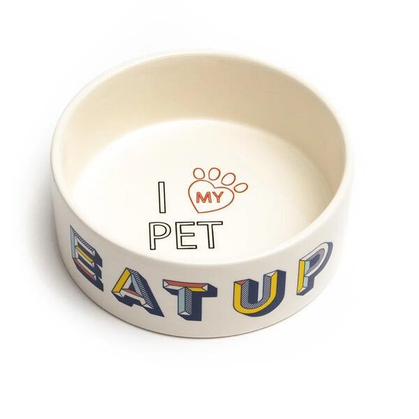 Retro Ceramic Small Pet Dish - image 