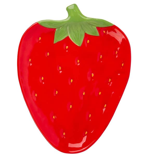 Home Essentials 13.5in. Strawberry Platter - image 