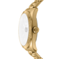 Mens DKNY Date Fluted Bezel Gold Black Dial Watch - DK1G133M0045 - image 3