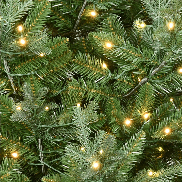 Puleo International 10ft. Pre-Lit Hillside Spruce Tree