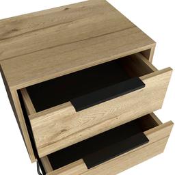 FM FURNITURE Nuvo 2-Drawer Nightstand