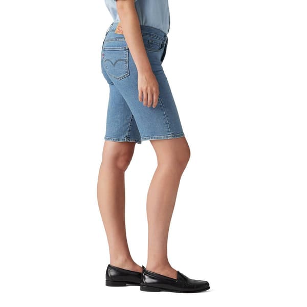 Womens Levi''s® Shaping Bermuda Camp Denim Shorts
