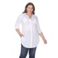 Plus Size White Mark Lakota Stretchy Tunic Top - image 7