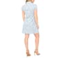 Petite MSK Short Sleeve Floral 1/4 Zipper Shift Dress - image 4
