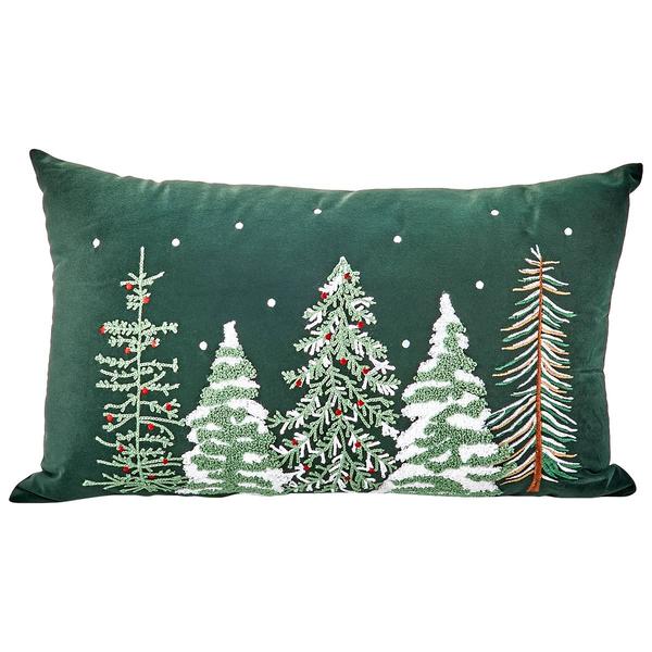 Nourison Etched Trees Decorative Pillow - 12x20
