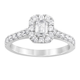 Nova Star&#40;R&#41; 14k White Gold 1ctw Lab Grown Diamond Emerald Cut Ring