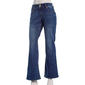 Juniors No Comment Mid Rise 2 Button Bootcut Jeans - image 1