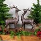 Northlight Seasonal 14in. Deer Christmas Figurines - Set of 2 - image 3