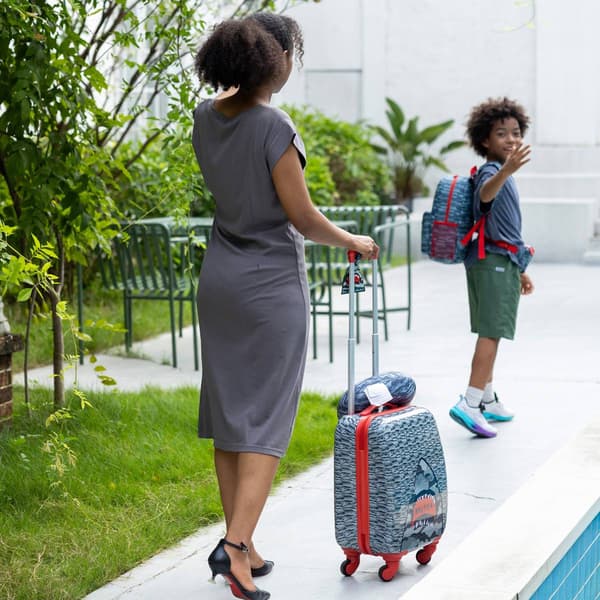 Nautica Adventure 5pc. Kids Shark Attack Luggage Set