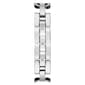Womens Guess Silver-Tone Analog Watch - GW0683L1 - image 3