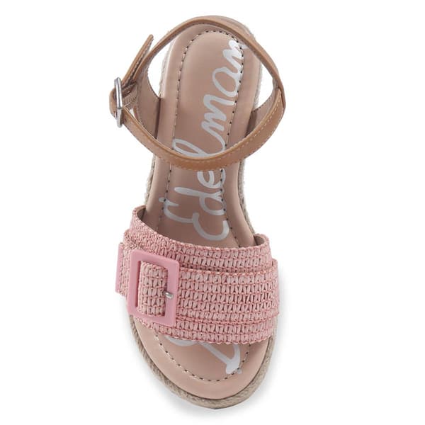 Big Girls Sam Edelman Lucia Buckle Wedge Sandals