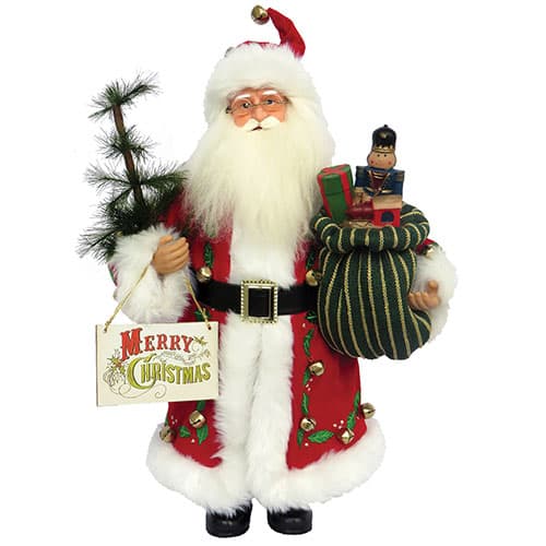 Santa's Workshop 15in. Merry Christmas Santa Claus - image 