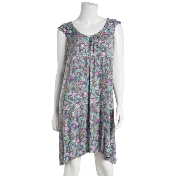 Ethel Paisley Flutter Top