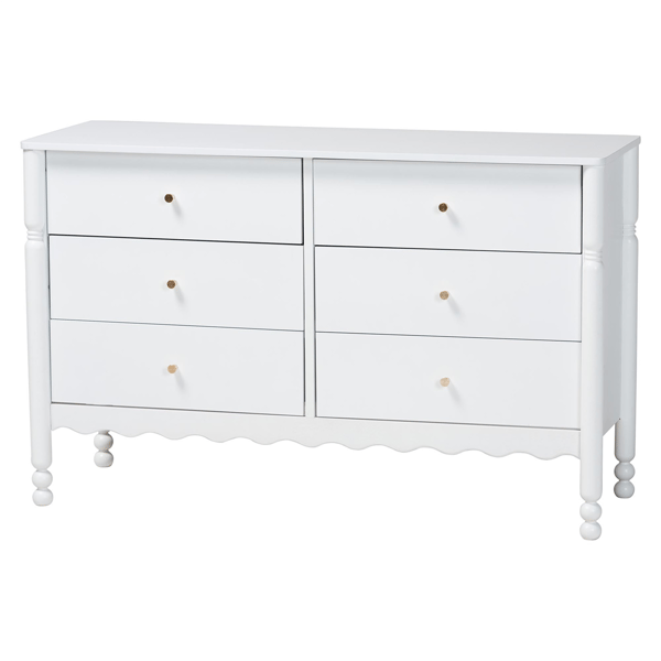 Baxton Studio Hoffman 6-Drawer Dresser - image 