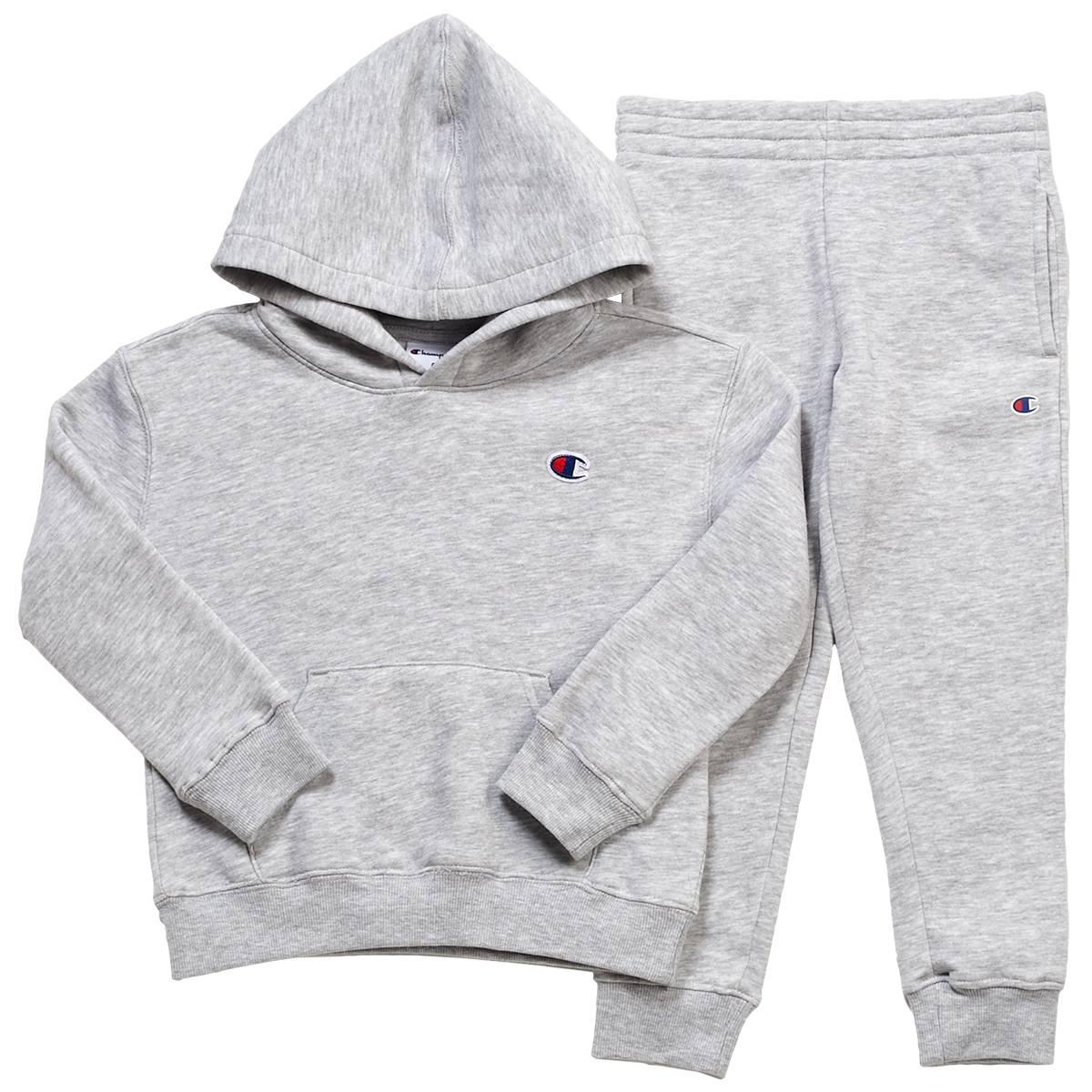Boys (4-7) Champion(R) Fleece Hoodie & Jogger Set