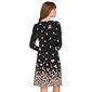 Womens Tommy Hilfiger 3/4 Sleeve Floral Jersey Shift Dress - image 2