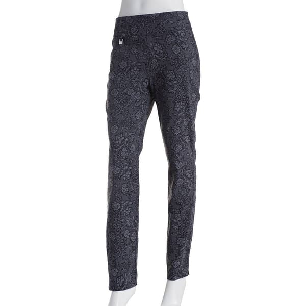 Petite Preswick & Moore Lace Printed Millennium Pants with Dangle
