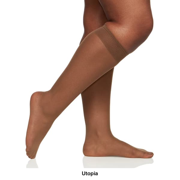 Plus Size Berkshire 3pk. Sheer Knee High Hosiery