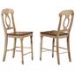 Besthom Brook Bravo High Back Two-Tone Bar Stools - Set of 2 - image 1