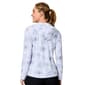 Womens Free Country Sunfree Full Zip Watercolor Sun Shirt - image 3