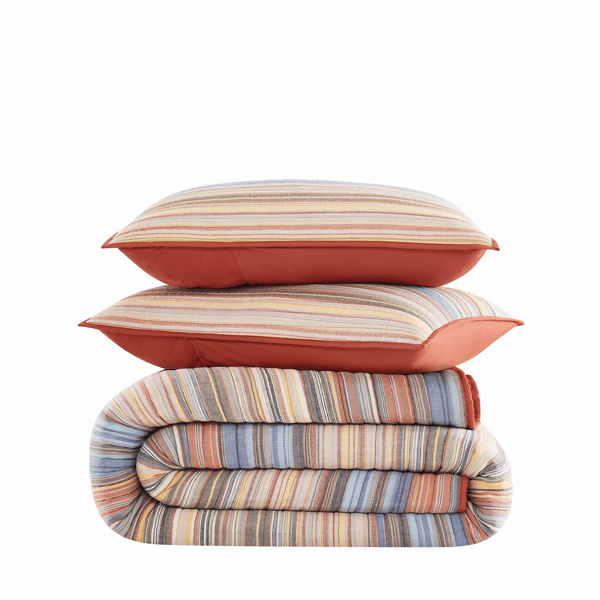 Oceanfront Resort Naples Yarn Dye Stripe 3pc. Quilt Set