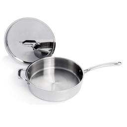 BergHOFF Professional 4.6qt. Stainless Steel Saute Pan
