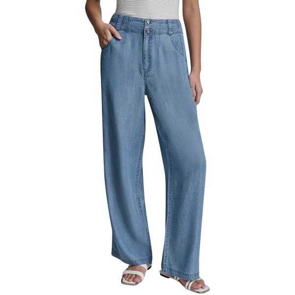 Womens DKNY High Waist Wide Leg Jeans - image 