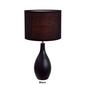 Simple Designs Oval Bowling Pin Base Ceramic Table Lamp - image 7