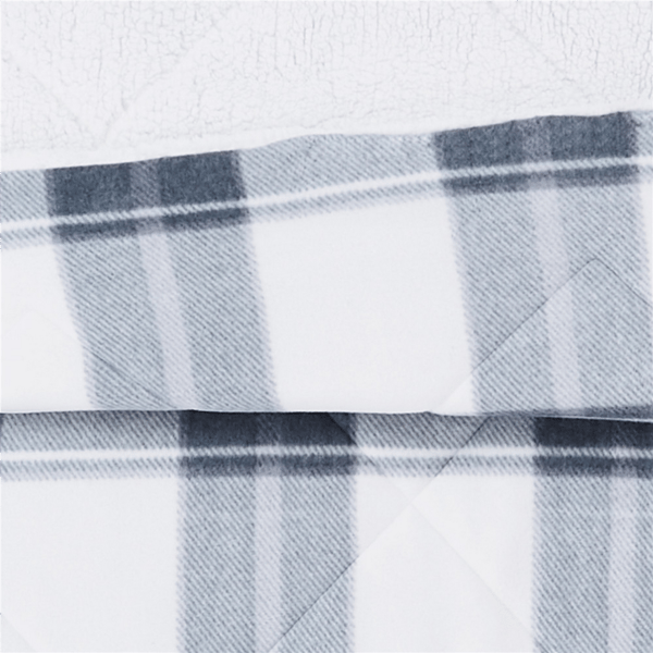Cannon Cozy Teddy Plaid 3pc. Comforter Set