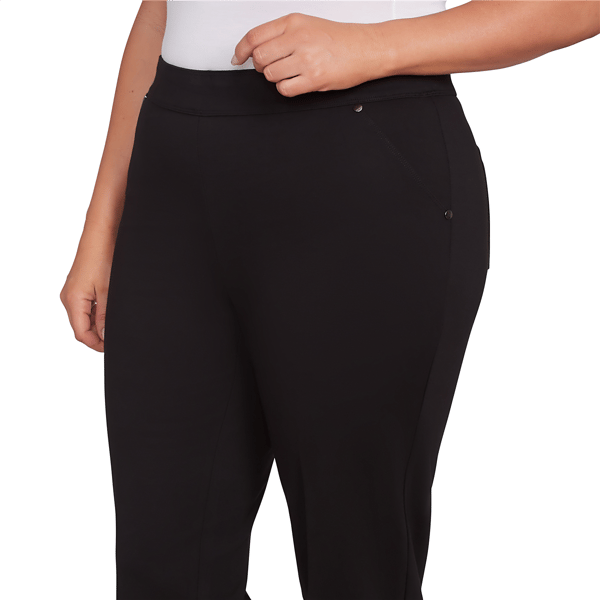 Plus Size Skye’s the Limit Essentials Pull On Straight Leg Pants